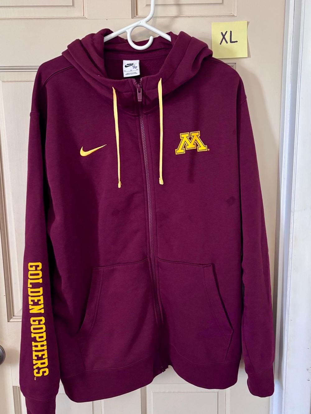Nike MINNESOTA GOPHERS Sideline full zip HOODIE